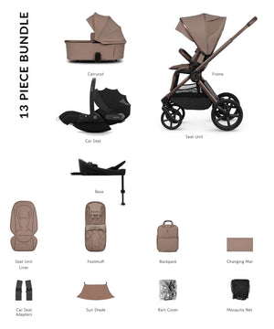 Venicci Travel Systems Venicci Upline 3 (Cloud S) Travel System - Sand