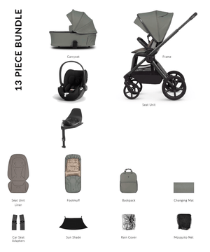 Venicci Travel Systems Venicci Upline 3 (Cloud T) Travel System - Aloe