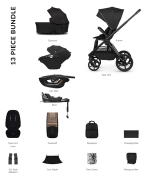 Venicci Travel Systems Venicci Upline 3 (Coral Slide Pro) Travel System - Onyx