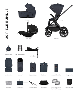 Venicci Travel Systems Venicci x Hunter Upline 3 (Cloud S) Travel System - Navy