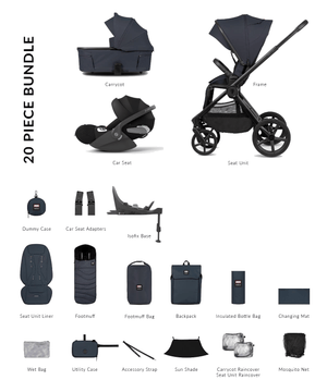 Venicci Travel Systems Venicci x Hunter Upline 3 (Cloud T) Travel System - Navy