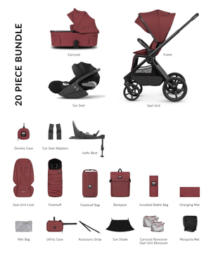 Venicci Travel Systems Venicci x Hunter Upline 3 (Cloud T) Travel System - Red