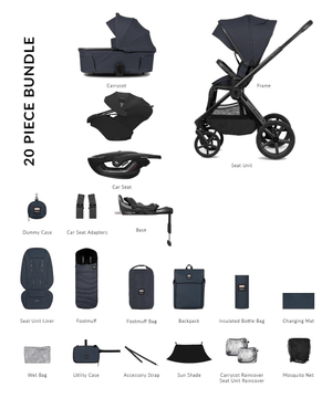 Venicci Travel Systems Venicci x Hunter Upline 3 (Coral Slide Pro) Travel System - Navy