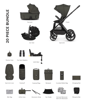 Venicci Travel Systems Venicci x Hunter Upline 3 (Pebble 360 PRO2) Travel System - Dark Olive