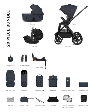 Venicci Travel Systems Venicci x Hunter Upline 3 (Pebble 360 PRO2) Travel System - Navy