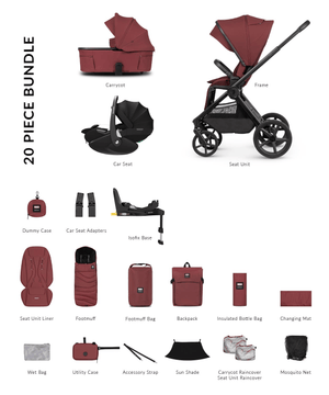 Venicci Travel Systems Venicci x Hunter Upline 3 (Pebble 360 PRO2) Travel System - Red
