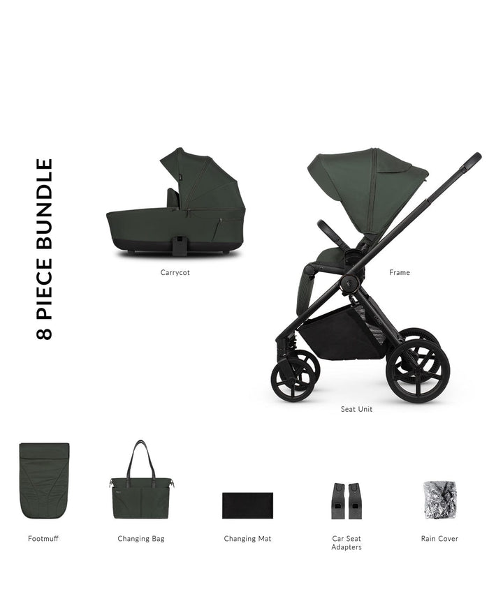 Venicci Wheels Venicci Claro 2in1 Pram & Pushchair - Forest