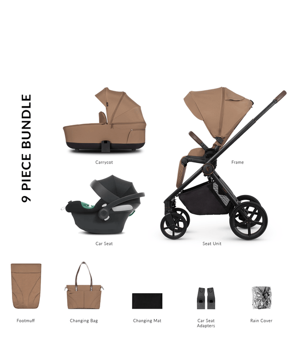 Venicci Wheels Venicci Claro 3in1 (Aton B2) Travel System - Caramel