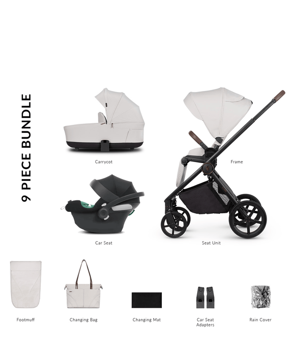 Venicci Wheels Venicci Claro 3in1 (Aton B2) Travel System - Vanilla