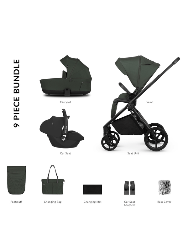 Venicci Wheels Venicci Claro 3in1 (Cabriofix i-Size) Travel System - Forest