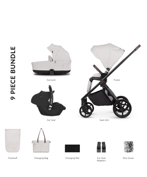 Venicci Wheels Venicci Claro 3in1 (Cabriofix i-Size) Travel System - Vanilla