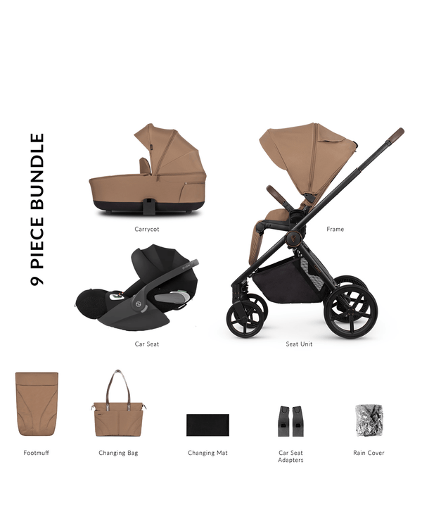 Venicci Wheels Venicci Claro 3in1 (Cloud T) Travel System - Caramel