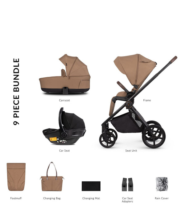 Venicci Wheels Venicci Claro 3in1 (Engo) Travel System - Caramel