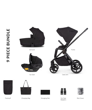 Venicci Wheels Venicci Claro 3in1 (Engo) Travel System - Noir