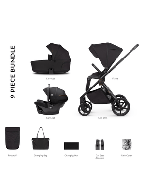 Venicci Wheels Venicci Claro 3in1 (Sprint) Travel System - Noir