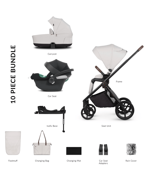 Venicci Wheels Venicci Claro 4in1 (Aton B2) Travel System - Vanilla