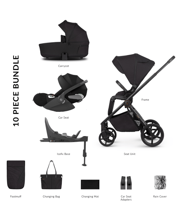 Venicci Wheels Venicci Claro 4in1 (Cloud T) Travel System - Noir