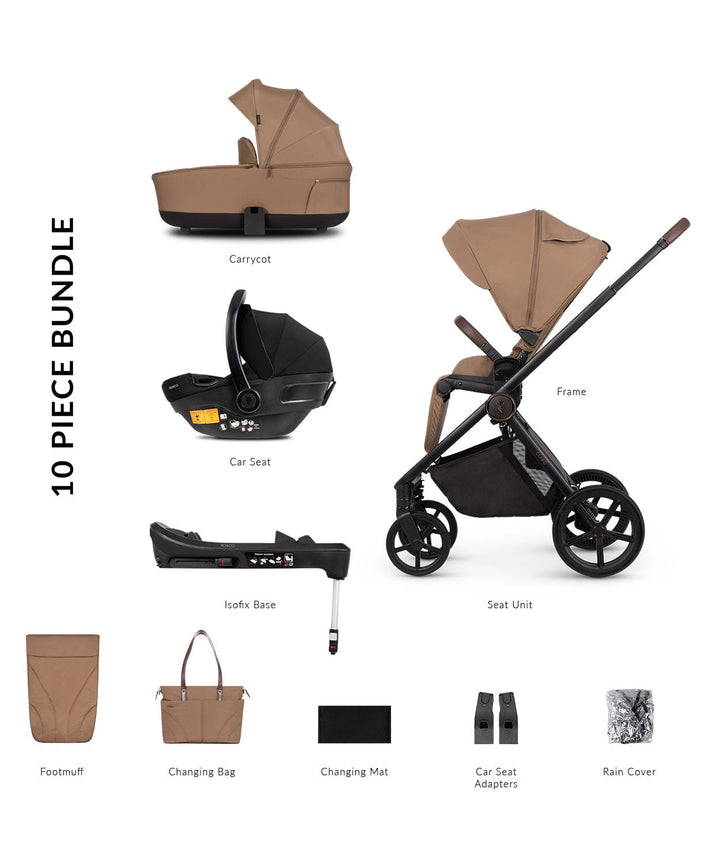 Venicci Claro 4in1 (Engo) Travel System Caramel