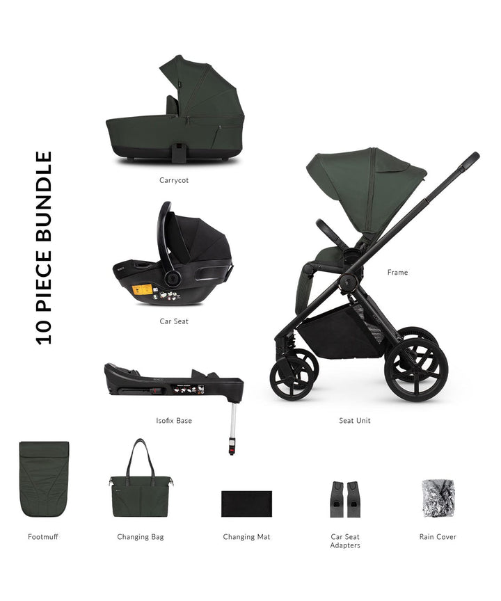 Venicci Wheels Venicci Claro 4in1 (Engo) Travel System - Forest