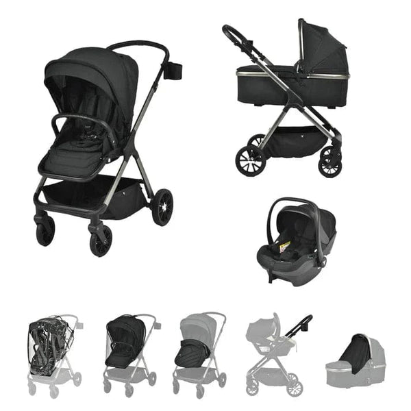 Viano Baby Wheels Viano Matrix Travel System - Dark Grey Charcoal