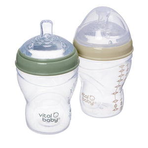 Vital Baby Baby Bottles Vital Baby EarthSmart Bottle - 240ml (2 Pack)