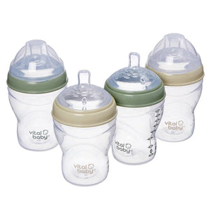 Vital Baby Baby Bottles Vital Baby EarthSmart Bottle - 240ml (4 Pack)