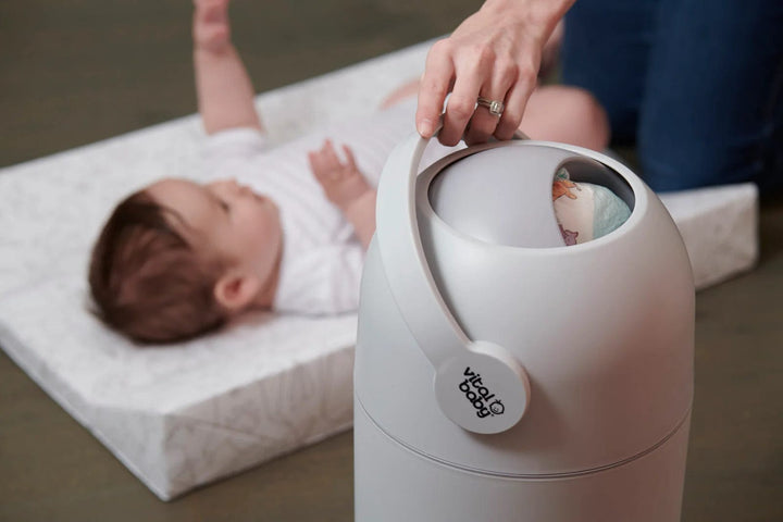 Vital Baby Nappy Bins Vital Baby Hygiene Odour Trap Nappy Disposal System - White