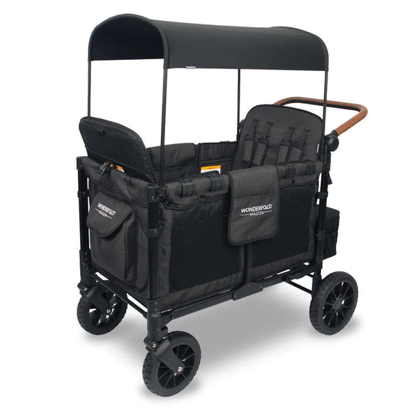 Wonderfold Travel & Outdoor Wonderfold W4 Luxe Stroller Wagon - Volcanic Black