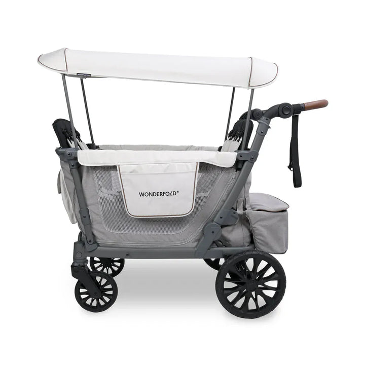 Wonderfold L2 Double Stroller Wagon Grey