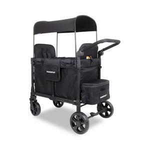 Wonderfold Wagons Wonderfold W2 Elite Pro Double Stroller Wagon - Jet Black