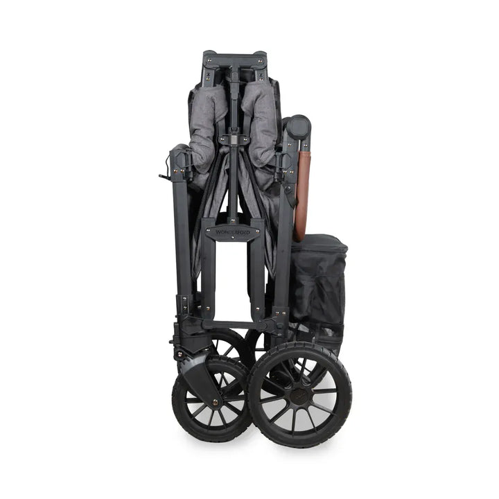 Wonderfold W2 Luxe Pro Double Stroller Wagon Charcoal Grey