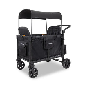 Wonderfold Wagons Wonderfold W4 Elite Pro Quad Stroller Wagon - Jet Black
