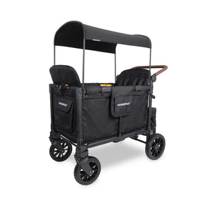 Wonderfold Wagons Wonderfold W4 Luxe Pro Quad Stroller Wagon - Jet Black