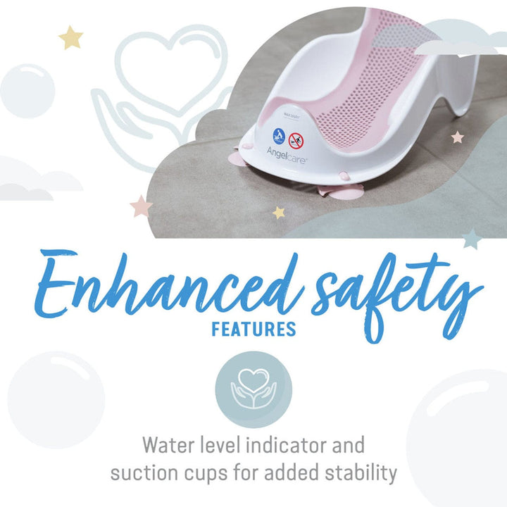 Angelcare Bath Support Angelcare Soft Touch Mini Baby Bath Support - Pink