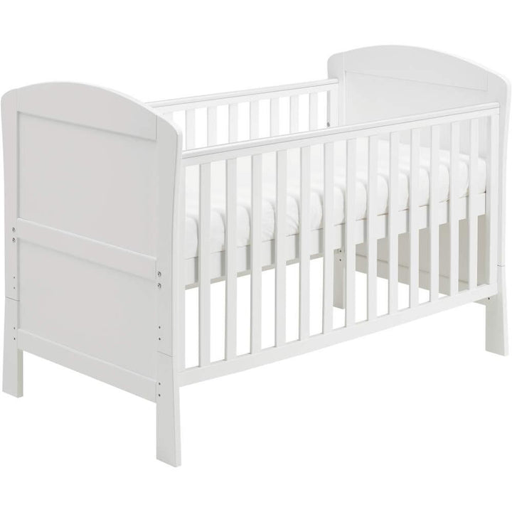 Babymore Cot Beds Babymore Aston Drop Side Cot Bed - White