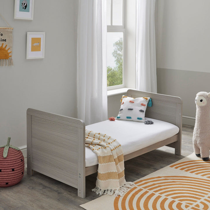 Babymore Cot Beds Babymore Caro Cot Bed - Grey Wash