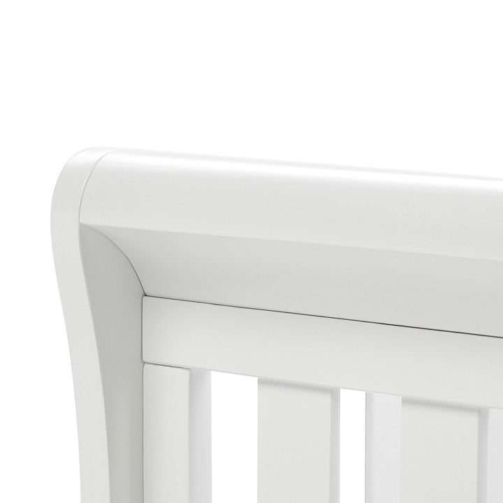 Babymore Cot Beds Babymore Eva Drop Side Cot Bed with Drawer - White