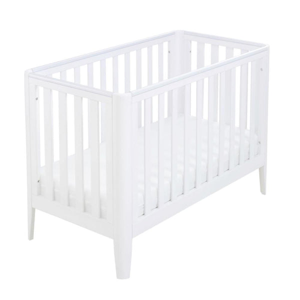 Babymore Cot Beds Babymore Iris Cot Bed – White