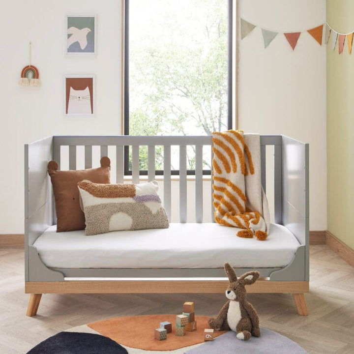 Babymore Cot Beds Babymore Mona Cot Bed - Grey