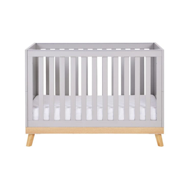 Babymore Cot Beds Babymore Mona Mini Cot Bed - Grey