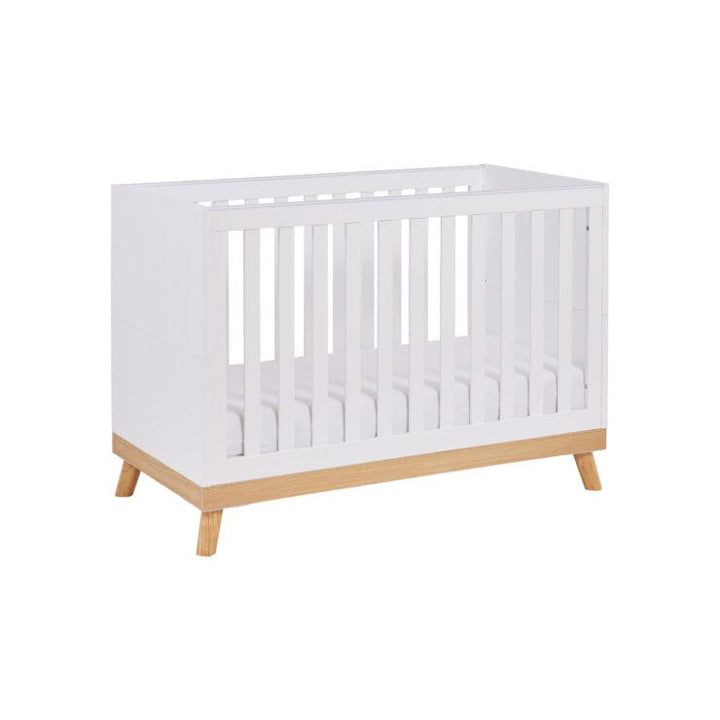 Babymore Cot Beds Babymore Mona Mini Cot Bed - White