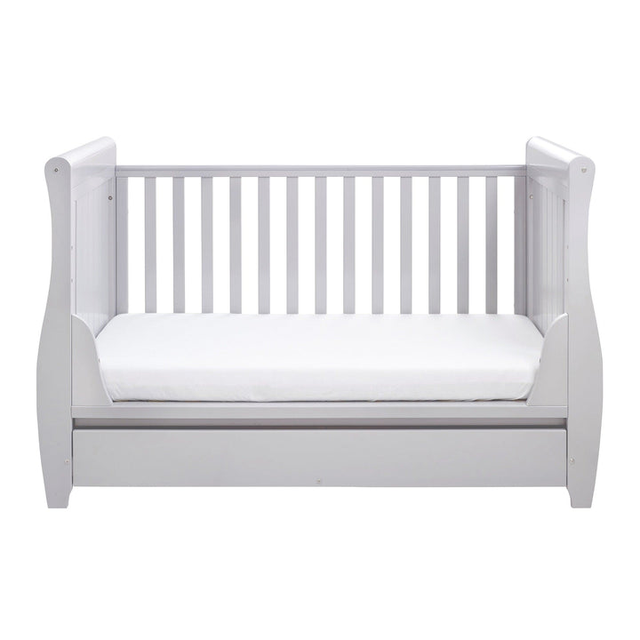 Babymore Cot Beds Babymore Stella Drop Side Cot Bed - Grey