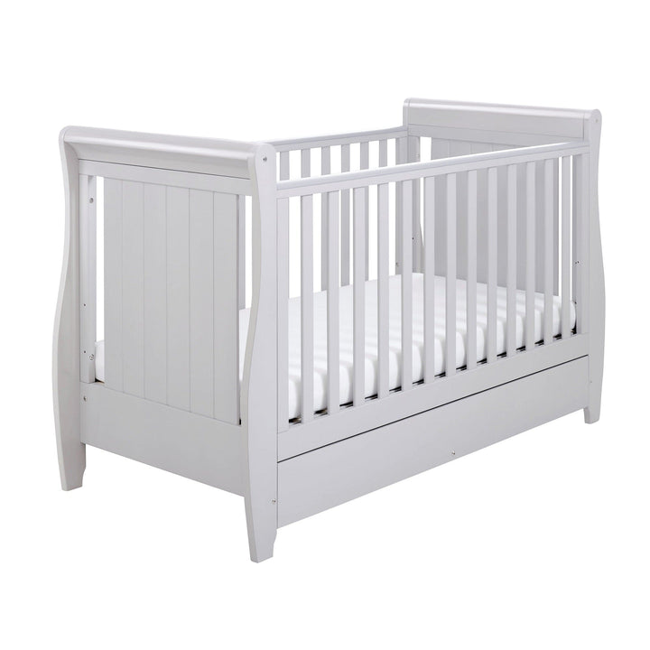 Babymore Cot Beds Babymore Stella Drop Side Cot Bed - Grey