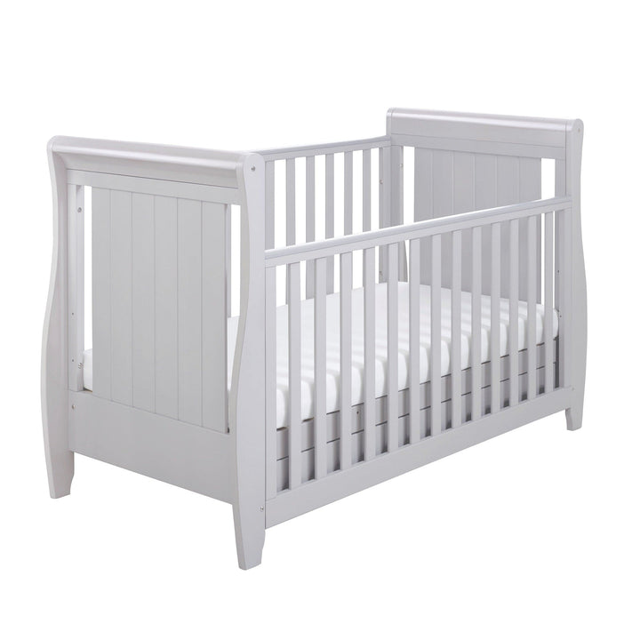 Babymore Cot Beds Babymore Stella Drop Side Cot Bed - Grey