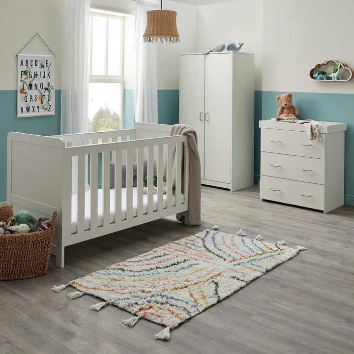 Babymore Furniture Sets Babymore Caro 3 Piece Room Set - White Wash