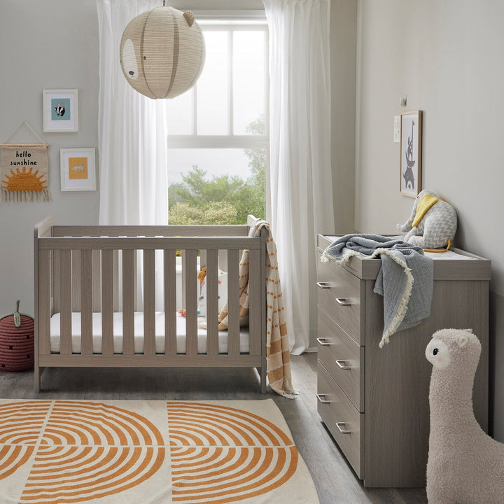 Babymore Furniture Sets Babymore Caro Mini 2 Piece Room Set - Grey Wash