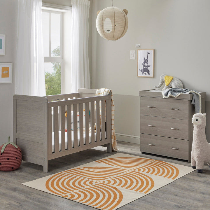 Babymore Furniture Sets Babymore Caro Mini 2 Piece Room Set - Grey Wash