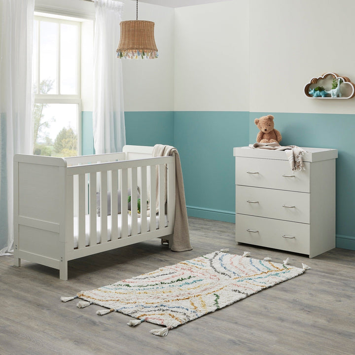 Babymore Furniture Sets Babymore Caro Mini 2 Piece Room Set - White Wash