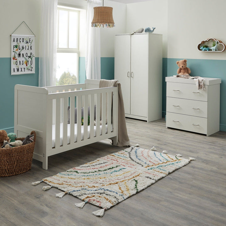 Babymore Furniture Sets Babymore Caro Mini 3 Piece Room Set - White Wash