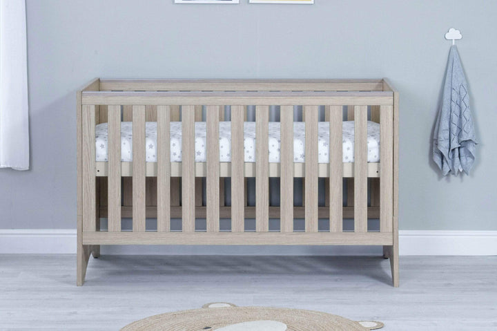 Babymore Nursery Furniture Babymore Veni 2 Piece Furniture Set - Oak